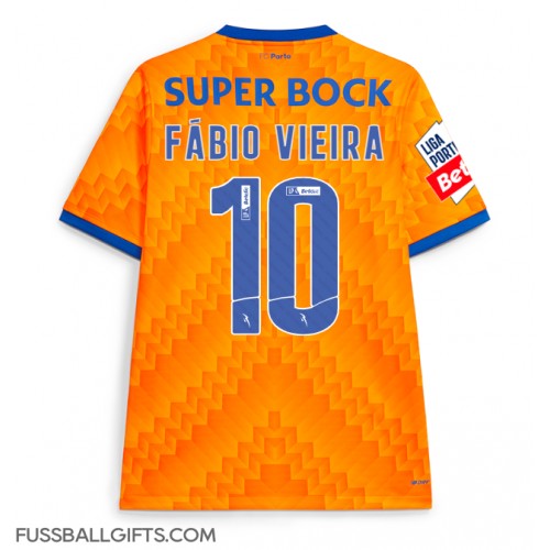 Porto Fabio Vieira #10 Fußballbekleidung Auswärtstrikot 2024-25 Kurzarm